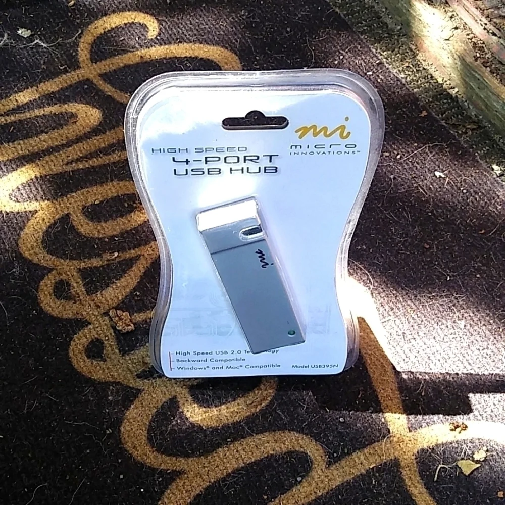 MICRO Innovations🔥🔥🔥 high speed USB 2.0 4Port hub NIB